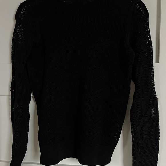 Vince Mesh Chevron Sweater - Picture 2 of 3